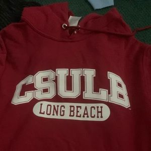 Cal state Long Beach Red Hoodie